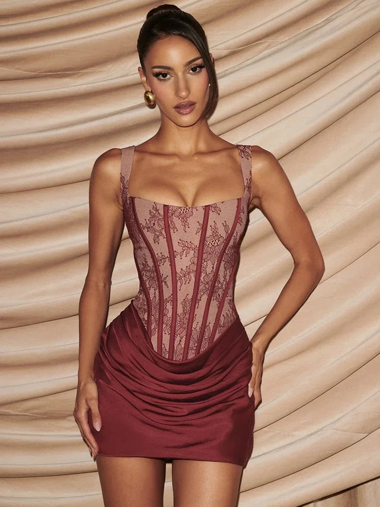 שמלת מיני דגם Perla